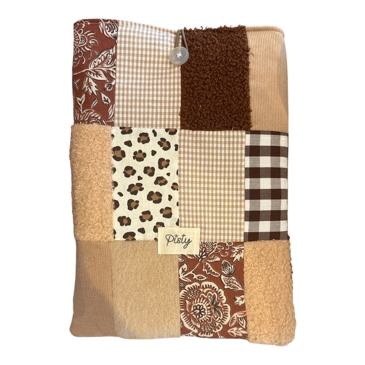 Grande Housse à Livres Patchwork