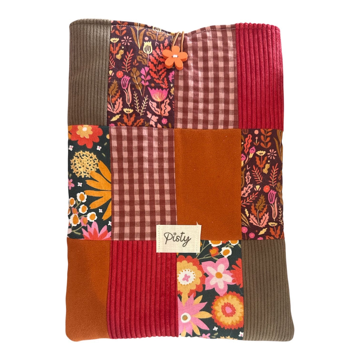 Grande Housse à Livres Patchwork
