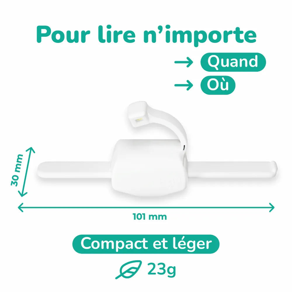 Lampe de lecture - Lizia - Blanc
