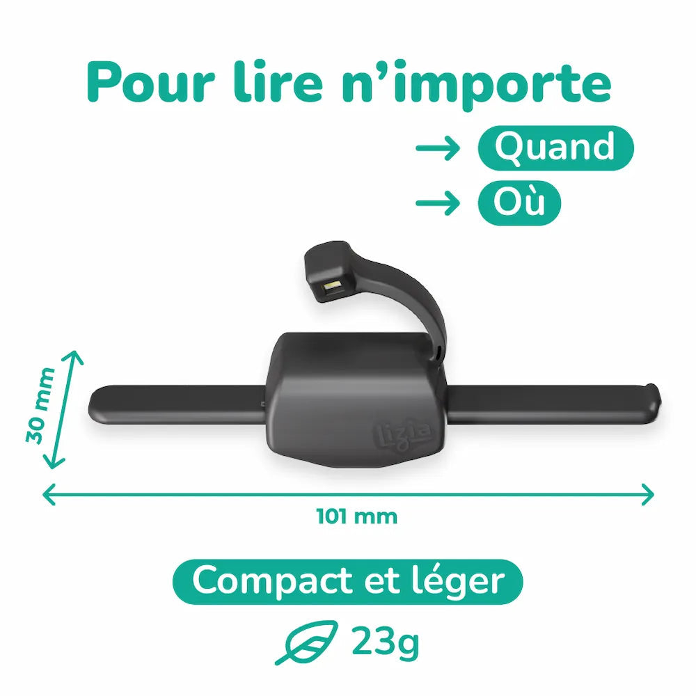 Lampe de lecture - Lizia - Noir