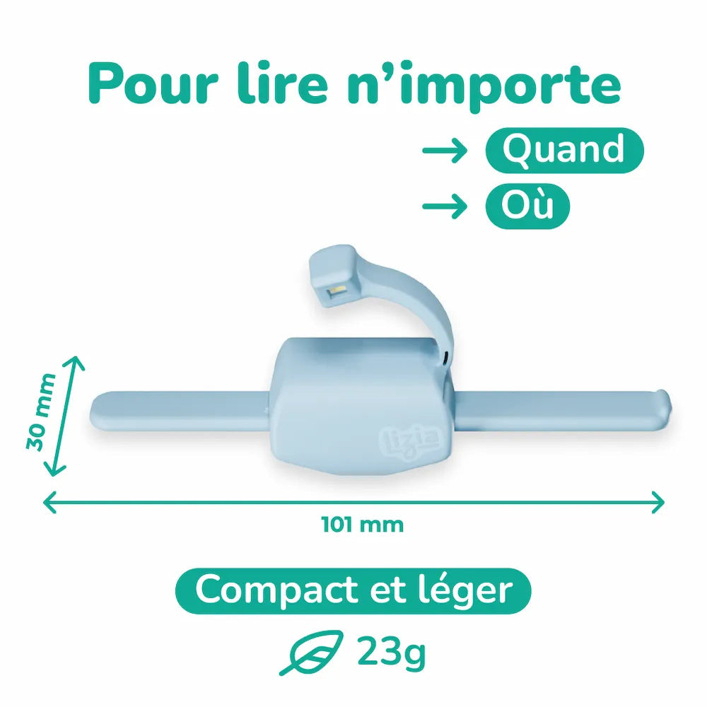 Lampe de lecture - Lizia - Bleu