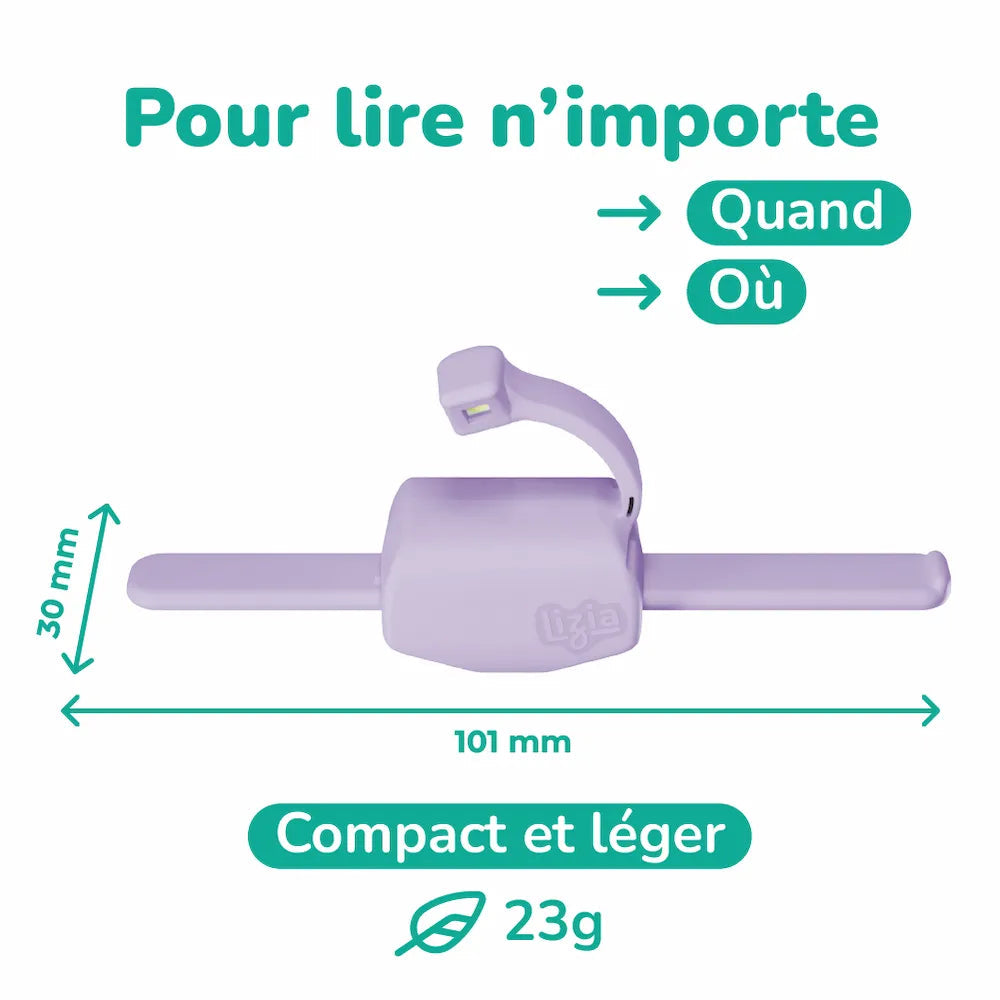 Lampe de lecture - Lizia - Violet