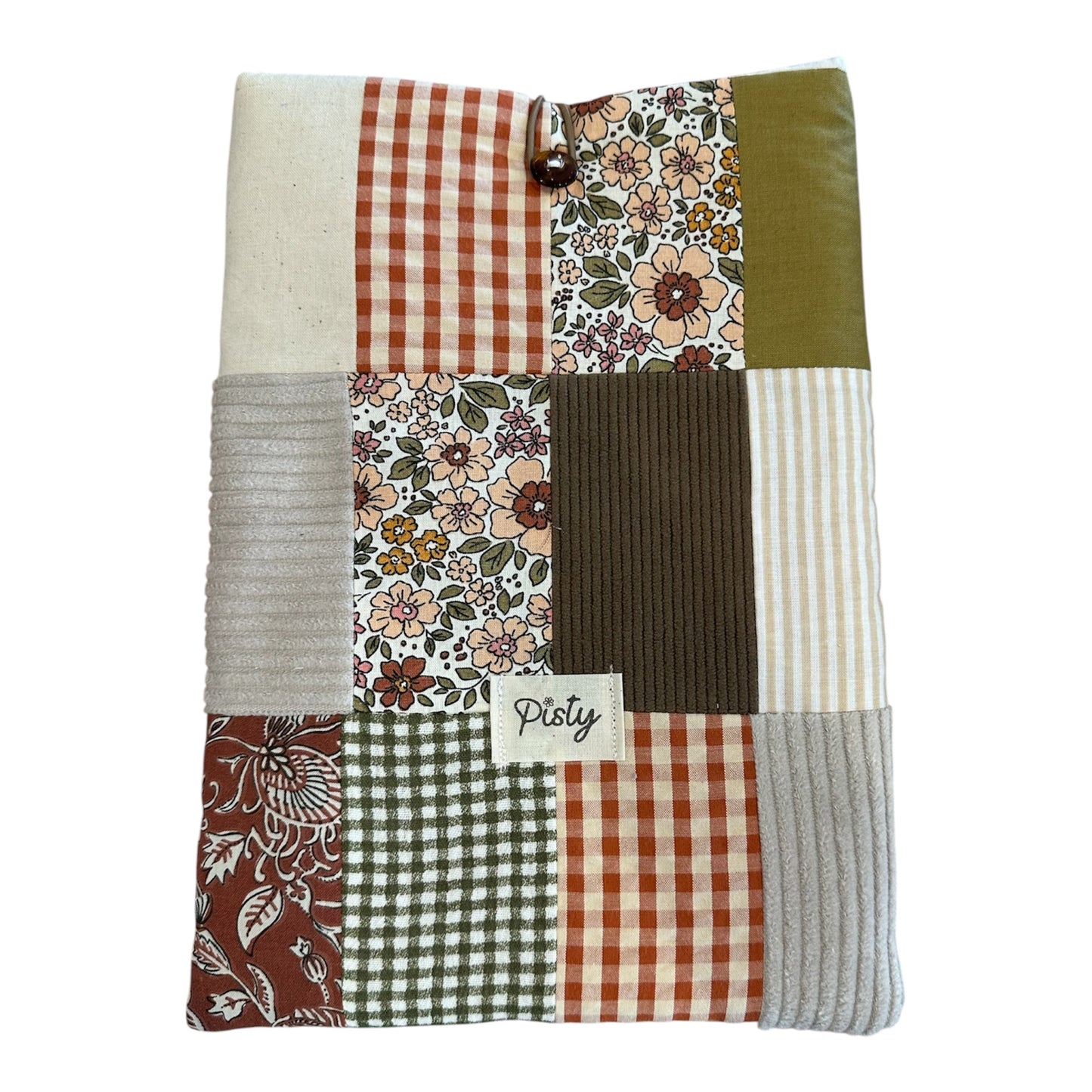 Grande Housse à Livres Patchwork