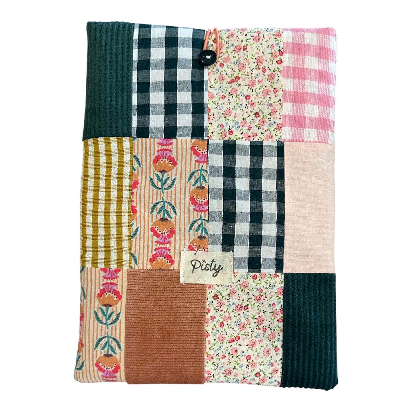 Grande Housse à Livres Patchwork