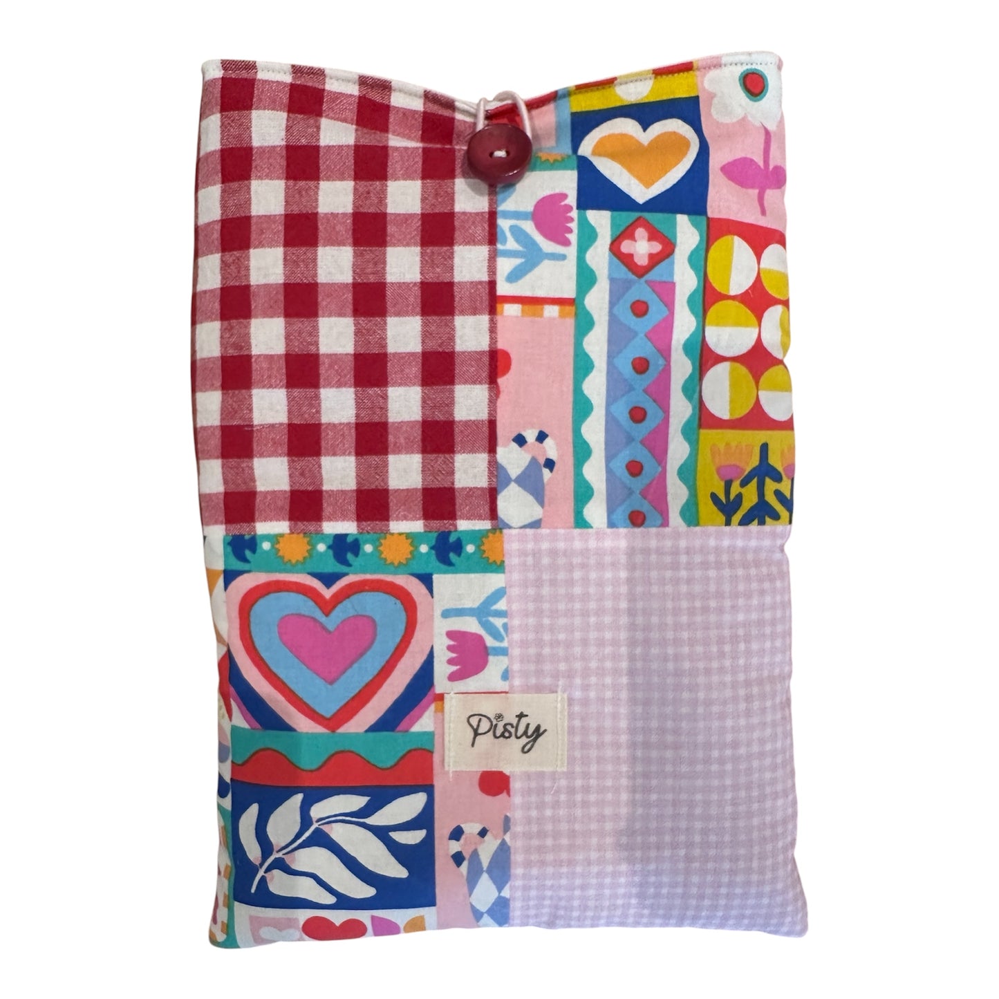 Grande Housse à Livres Patchwork