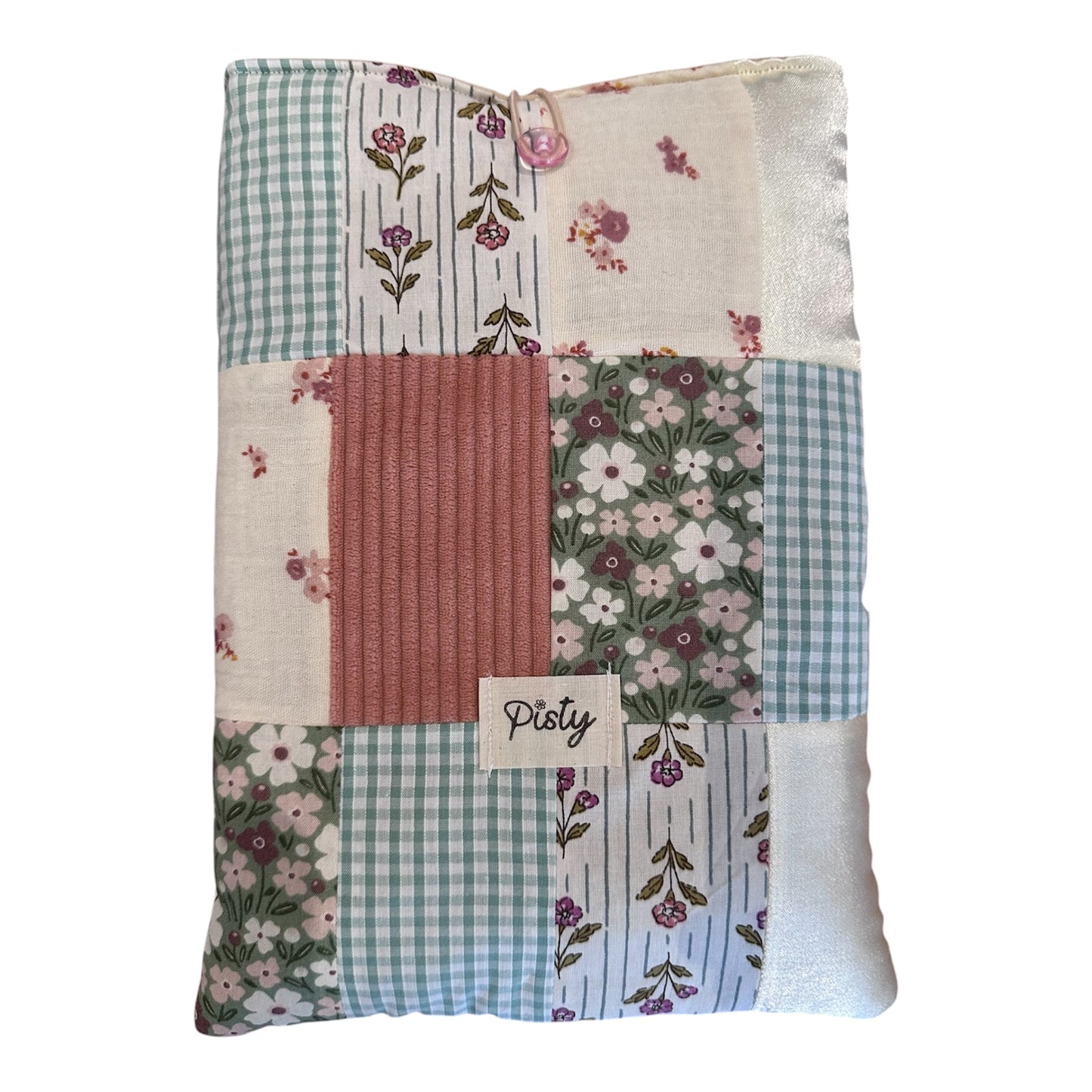 Grande Housse à Livres Patchwork