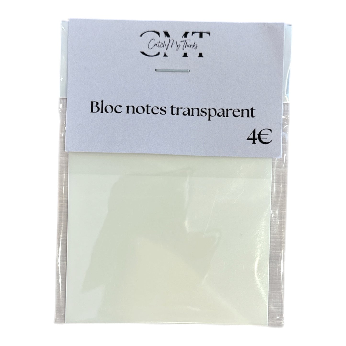 Bloc Notes Transparent