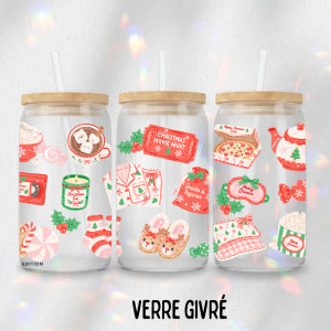 Verre à Paille "Cocooning Xmas"