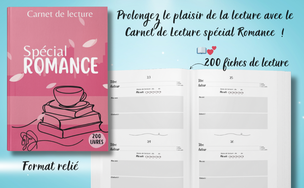 Carnet de lecture : Spécial Romance (Relié)
