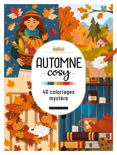 Automne Cosy - 40 coloriages mystère